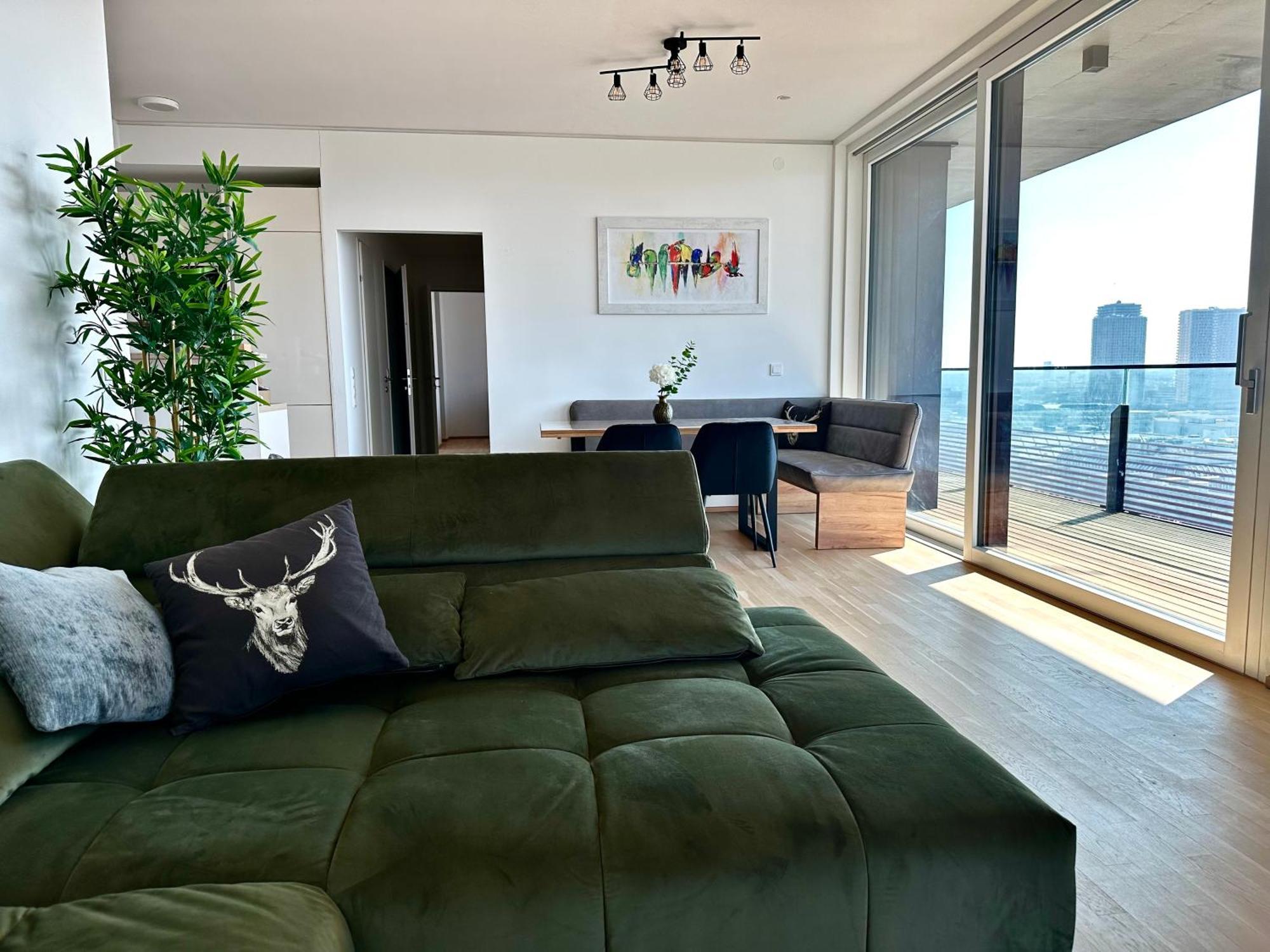 Panorama Sky Apartment I Rooftop Pool I Metro Station Wien Exterior foto