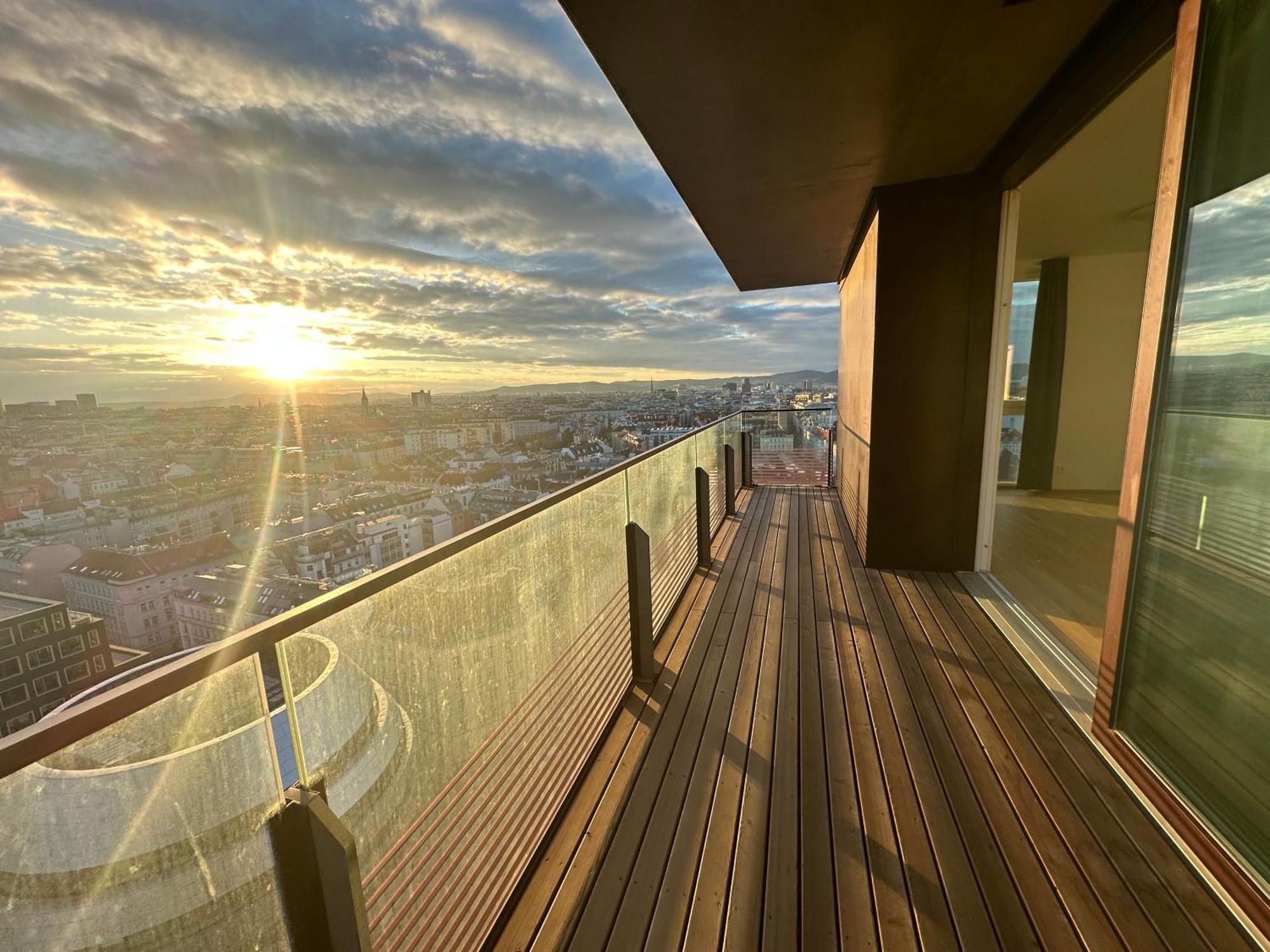 Panorama Sky Apartment I Rooftop Pool I Metro Station Wien Exterior foto